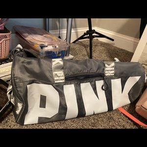 VS pink duffle bag